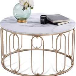 Brand new Modern Round Coffee Table for Living Room, 31.5 inch Cocktail Tables for Small Space