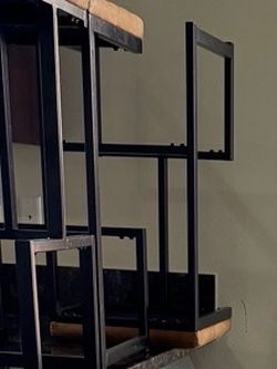 Black Metal Counter Stool