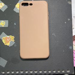 iphone 7+ brown case