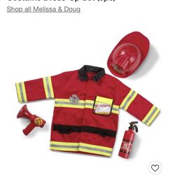 Mellisa And Doug Dress Up Fireman Suit  
