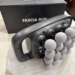 NEW Multi-Head Fascia Gun - Deep Tissue Massage Gun (16 Heads, 30 Speed Levels)