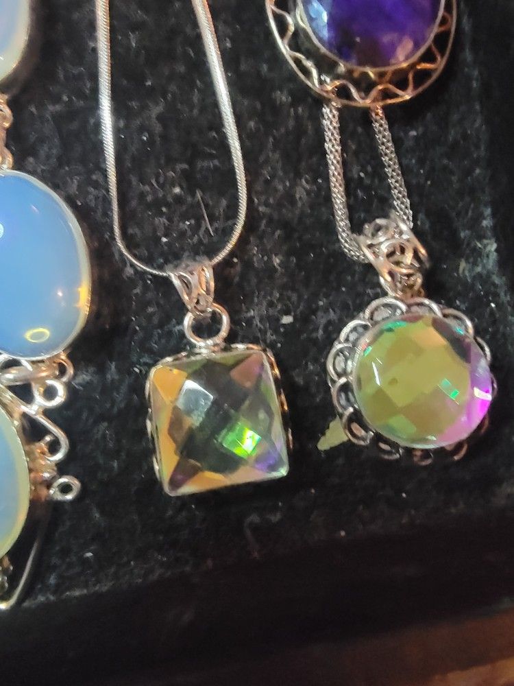 Tons Of Fashion Jewelery, Solid Sterlingvsilver With Natural Stones , Gold Filled Stainless Steel Jewelry
