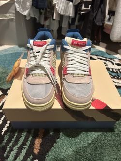 Union Air Jordan 4 Guava Sz7 Sz 5