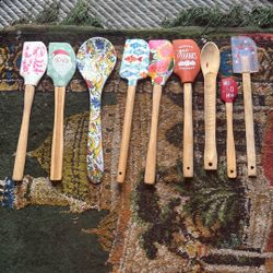 Kitchen Spatulas 9 Total 