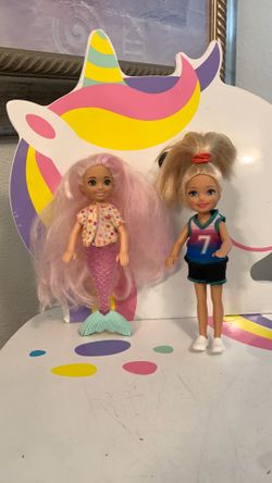 Barbie Club Chelse doll/ Barbie mermaid doll 2.50 each