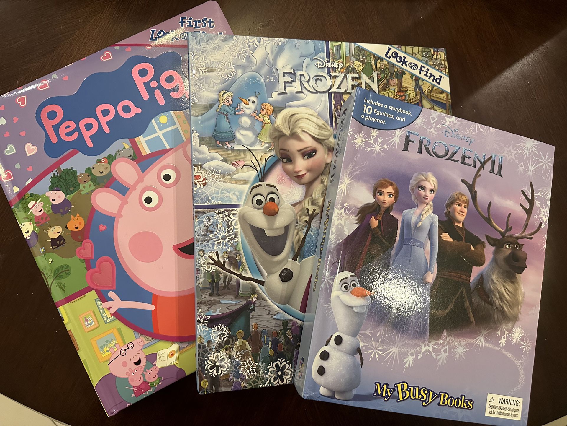 Brand New Books - Peppa pig, Frozen And Trolls
