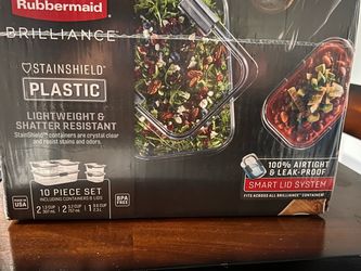 10 Piece Tupperware set