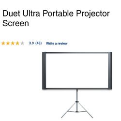 80 In Portable Projection Screen
