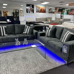Beautiful Modern 2piece Sofa And Loveseat On Sale Up To 65% OFF Starting At $699 NOW!