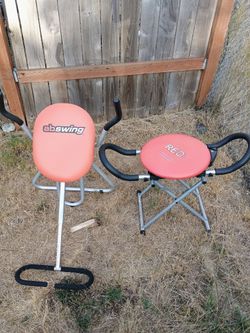 Ab Swing and RED Ab Chair Exercise Equipment pkg