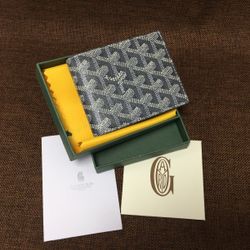 Goyard Victoire Wallet Grey