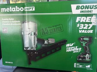 Metabo Framing Gun with Impact Driver