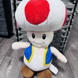 Super Mario Toad Plushie 