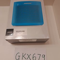 Brand New Bose Soundlink Color II Aqua Blue Portable Bluetooth Speaker