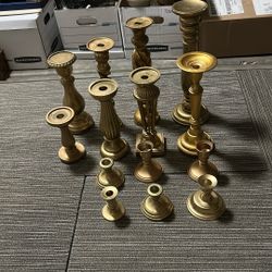 Gold Candle Holders 