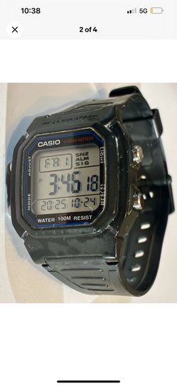  🏴‍☠️🏴‍☠️Gorgeous Casio Illuminator Men's Digital Watch 100M+Alarm+Dual+World🏴‍☠️🏴‍☠️