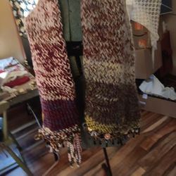 Handmade Loom Knitted SHAWL