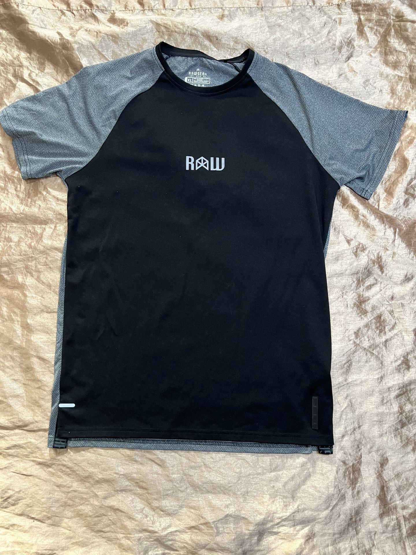 RawGear Bradley Martyn Men’s T-Shirt mens size XL Mesh Back Short Sleeve Black G