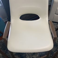 Four White Counter Stools