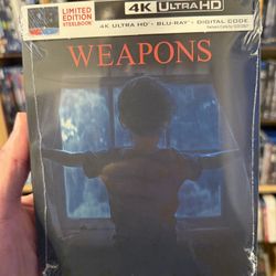 Weapons 4K UHD Steelbook