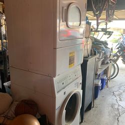 Heavy Duty stackable commercial Washer and Dryer
