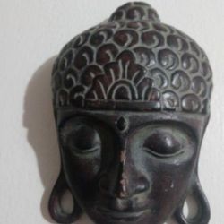 PLASTER MASK WALL ART SET OF 2/ 6"×4" - M98