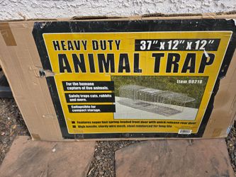 Animal live trap, large size, to cats, raccoon