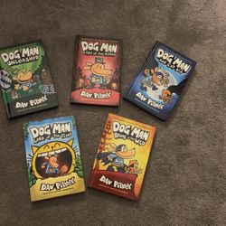 Dog Man & Cat Kid Books 