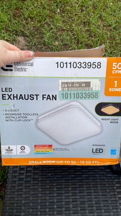 Commercial Electric LED Exhaust Fan
