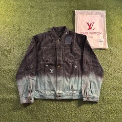 LV Denim Coat (Size Large)