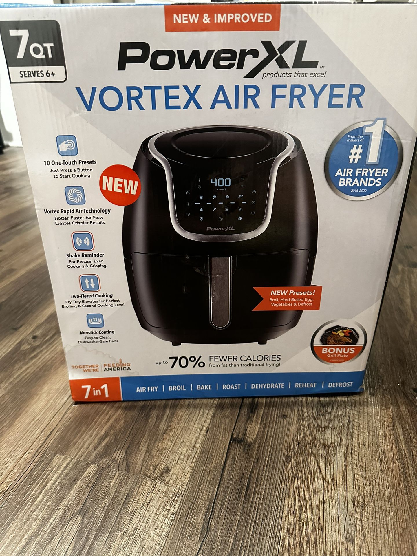 New 7qt. Power XL Vortex Air Fryer 