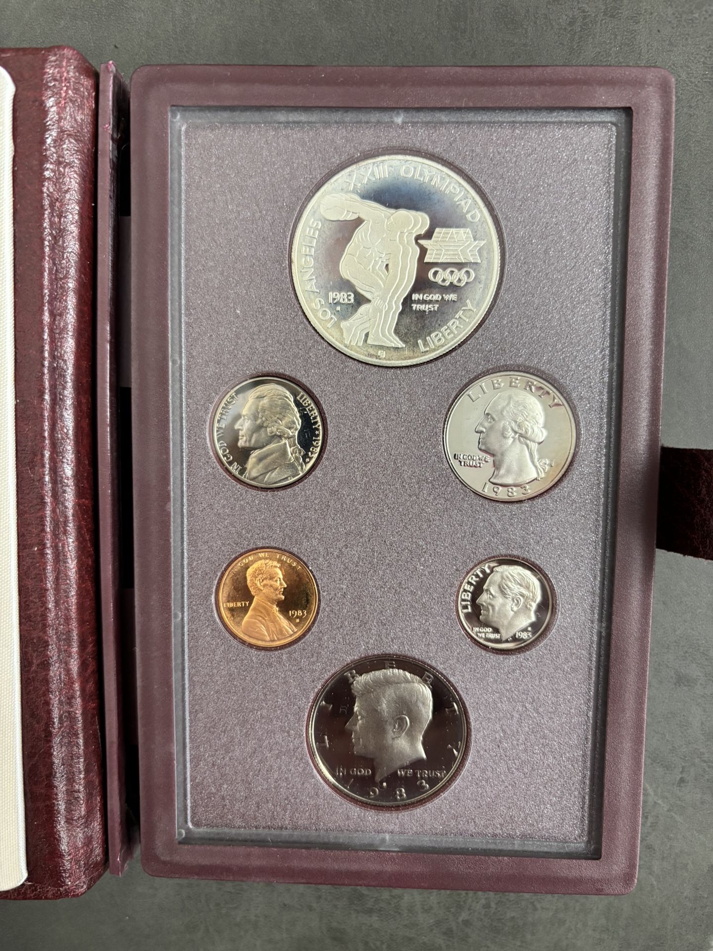 1983 U.S. Prestige Proof Set in OGP --INCLUDES 6 PROOF COINS & SILVER!