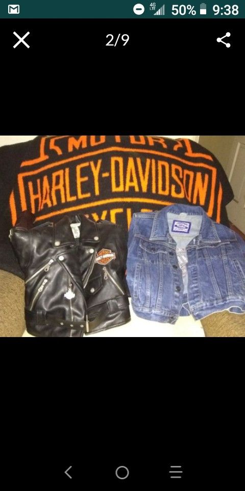 KID'S. HARLEY DAVISON JACKET