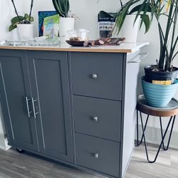 Gray Storage Cabinet
