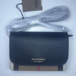 Burberry Mini Crossbody Bag with Classic Check Detail