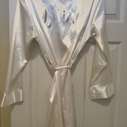 Bride Satin Robe