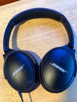 Bose QuietComfort 25 (QC25) Noise Cancelling Wired Headphones + Hard Travel Case – Excellent Condition