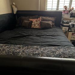 Full Size Bed with Mattress-