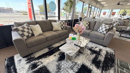 2 PC SOFA AND LOVESEAT