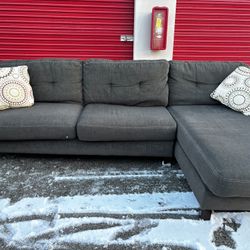 Modern Gray L Shaped Sectional*FREE Delivery 🚚 