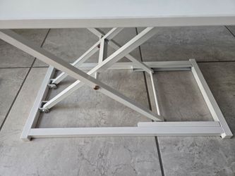(NEW) White Decoholic Sit Stand Desk Converter 24"x13.5" (increments up to 15")