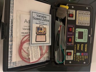 Zebra variable speed motor tester