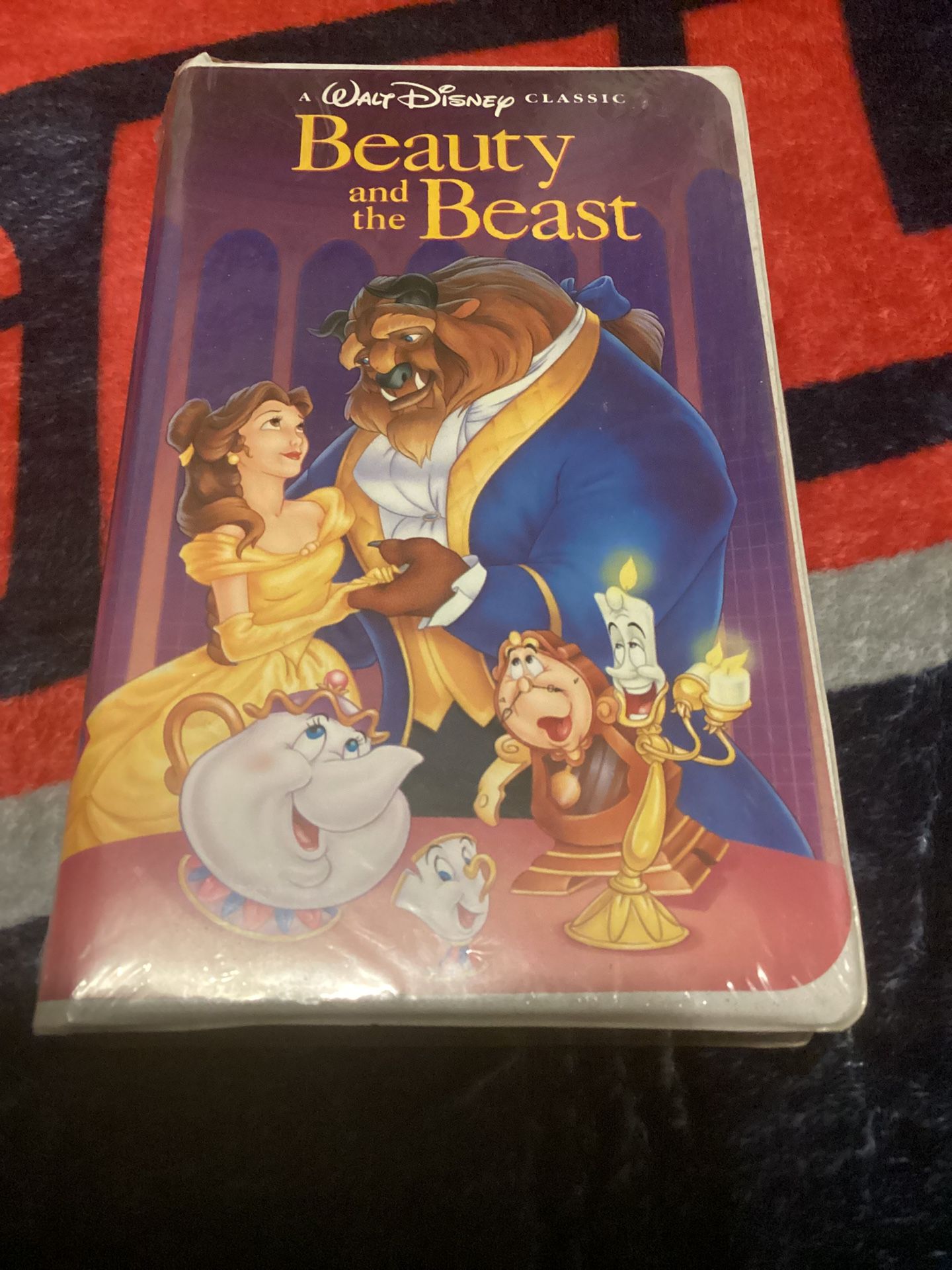 RARE Walt Disney's Beauty and The Beast VHS 1992 Black Diamond Classic 1325