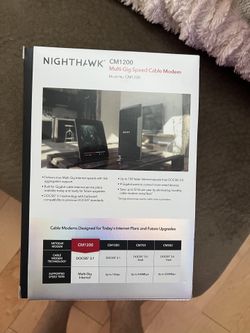 CM 1200 CABLE MODEM Multi Gig Speed