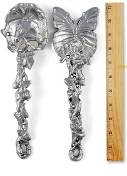 NEW Arthur Court Butterfly Salad Serving Set