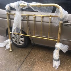Double solid brass headboard only $50