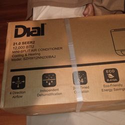 Dial 21.0 seer 2 mini split air condition