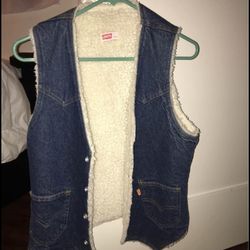 Womens Small Levi’s Denim Vest 