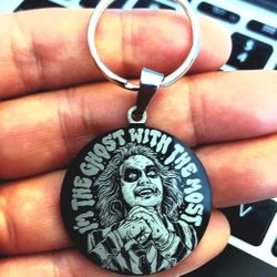 Beetlejuice Hot Horror Keychain Steel Keychain 