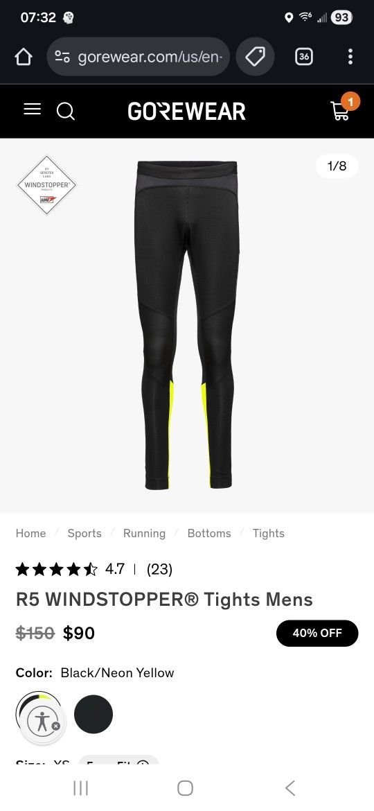 GORE-TEX Windbreaker Tights